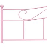  Okvir za krevet ružičasti metalni 180 x 200 cm - Ružičasta 180 x 200 cm | shoptok.hr