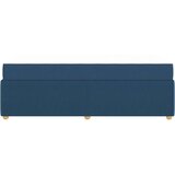  Konstrukcija postelje z vzmetnico Modra 100 x 200 cm blago, (5000126699) | Shoptok.si