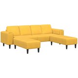 SOFA Svijetlo žuta 250 x 188 x 76 cm Kordura tekstil | shoptok.hr