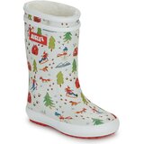 Aigle škornji za dež LOLLY POP FUR PRINT Bela | Shoptok.si