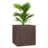 Blumfeldt Solid Grow Rust, cvetlični lonec, 40 x 41 x 40 cm, fibreclay, rjasta barva Cene