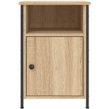  Noćni ormarić boja hrasta 40 x 42 x 60 cm od konstruiranog drva | shoptok.hr