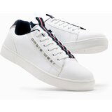 Ombre Men's shoes sneakers with contrasting details - white | Shoptok.si