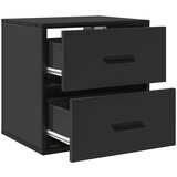  Zidni noćni ormarići 2 kom crni 40x31x39,5 cm | shoptok.hr