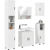  Set namještaja za kupaonicu Zidne s pohranom 5 pcs Bijelo | shoptok.hr