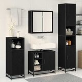  Set namještaja za kupaonicu 3 kom. Crni hrast Konstruirano drvo | shoptok.hr