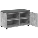  Haldna klop z blazino Enobarvno Betonsko siva 80 x 38 x 46 cm, (5000160706) | Shoptok.si
