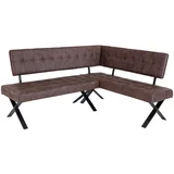 kotna klop donna, vintage rjava, 200 x 150 cm