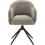 Livetastic Naslanjač Cord, Svetlo Siva, Vrtljiv | Shoptok.si
