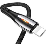 Usams U-TONE BRIDED KABEL ZA LIGHTNING 1,2M ZA IPHONE 2A ČRN, (21980429) | Shoptok.si