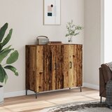 vidaXL Komoda boja starog drva 90 x 34 x 80 cm od konstruiranog drva Cijene