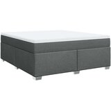 vidaXL Okvir kreveta s oprugama i madrac svjetlosivi 180x200cm tkanina | shoptok.hr