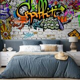  Foto tapeta - Graffiti on the Wall 343x256 Samoljepljiva | shoptok.hr