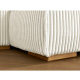 Bobochic Paris Bež sklopiva/s prostorom za odlaganje sofa od samta 244 cm Chelsea – | shoptok.hr