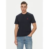 Ami Paris Majica BFUTS035.724 Mornarsko modra Regular Fit Cene