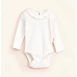 VAUVA Bobi za bebe dugih rukava sa volanima oko vrata - Ljubičasta / 3-6 mes | Eponuda.com