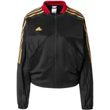 ADIDAS SPORTSWEAR Sportska jakna 'TIRO' cappuccino / crvena / crna