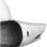  Skulptura Ajkula Srebrna 68x20x24 cm Aluminij | shoptok.hr