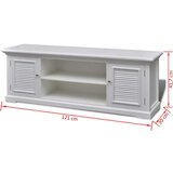 TV stojalo belo iz lesa | Shoptok.si