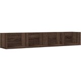 Furnova Stenska omarica rjavi hrast 99x18x16,5 cm inženirski les, (21949863) | Shoptok.si