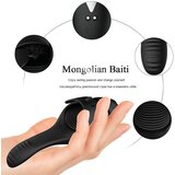 Leopard dvomotorni makro vibrator z možnostjo polnjenja (črn) | Shoptok.si