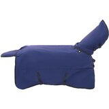 vidaXL Konjski plašč Temno zelena in črna 155 cm Poliester, (5000288870) | Shoptok.si