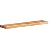 vidaXL Zidne police 2 kom 80x20x3,5 cm od masivnog bagremovog drva | shoptok.hr