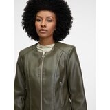 Orsay Khaki women's faux leather jacket - Women's | ePonuda.com