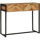  Konzolna stolica Smeđa 90 x 35 x 75 cm Čvrsto drvo akacije | shoptok.hr