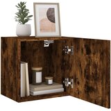 vidaXL Stenske TV omarice 2 kosa dimljeni hrast 40,5x30x40 cm inž. les | Shoptok.si
