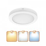  LED plafonjera SIGARO LED/24W/230V 3000/4000/6500K prečnik 22 cm bela | Eponuda.com