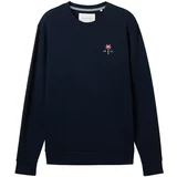 Tom Tailor Sweater majica noćno plava / menta / losos / bijela