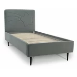 Scandic Sivi dječji krevet s prostorom za odlaganje 120x200 cm Star –