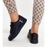 Gemre Black women's lace-up sneakers eco leather Devona | Shoptok.si