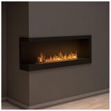  InFire - Ugaoni bio kamin 45x120 cm, 3 kW, crni | Eponuda.com