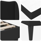  Krevetna konstrukcija Crna 180 x 200 cm Umjetna koža | shoptok.hr