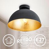  b.k. licht 1322 - plafonsko svetlo 1xE27/60W/230V crna/zlatna | Eponuda.com