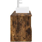  Set namještaja za kupaonicu 2 kom. Dimljeni hrast Smeđa 49,5 x 41 x 79,5 cm | Shoptok.si