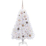  Umjetno božićno drvce Bijelo 68 x 68 x 120 cm PVC i metal | shoptok.hr