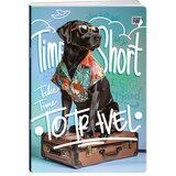 Play premium, sveska, 60 lista, Fuzzy pets - odaberite motiv Travel A5 Karo Cene