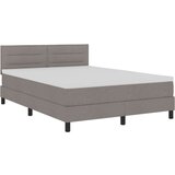  Postelja z vzmetnico z vzmetnico Taupe 140 x 200 cm blago, (5000127209) | Shoptok.si