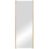 Zidno ogledalo s okvirom od masivnog drveta 60x160 cm Lun –