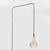 Tala Črna/v zlati barvi viseča svetilka ø 4 cm Plug & Play – | Shoptok.si