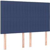  Box spring postelja z vzmetnico LED modra 140x200 cm blago, (20899070) | Shoptok.si