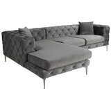 Atelier Del Sofa Ugaona garnitura Como Eco, 270x180x72 cm, Antracit | Eponuda.ba