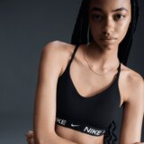 Nike Indy Light Support Women's Bra, Black/White - XS, (21576233) | Shoptok.si