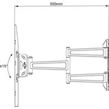 Mount Massive MNT 208 TURN 180° 32 - 55 black | shoptok.hr