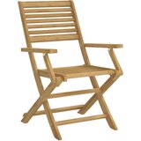  Sklopive vrtne stolice 6 kom 54,5x61,5x86,5 cm od drva bagrema | shoptok.hr