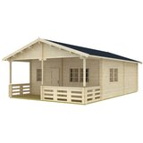 Male kuće Drvena kuća TOLEDO D with Sleeping Loft 595 × 747 cm sa šindrom | shoptok.hr