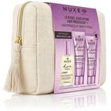 Nuxe Hair Prodigieux My Luxury Haircare Routine set: šampon Hair Prodigieux High Shine Shampoo 50 ml + regenerator Hair Prodigieux High Shine Conditioner 30 ml + maska za kosu Hair Prodigieux Pre-Shampoo Nourishing Mask 30 ml + kozmetička torbica za žene | shoptok.hr
